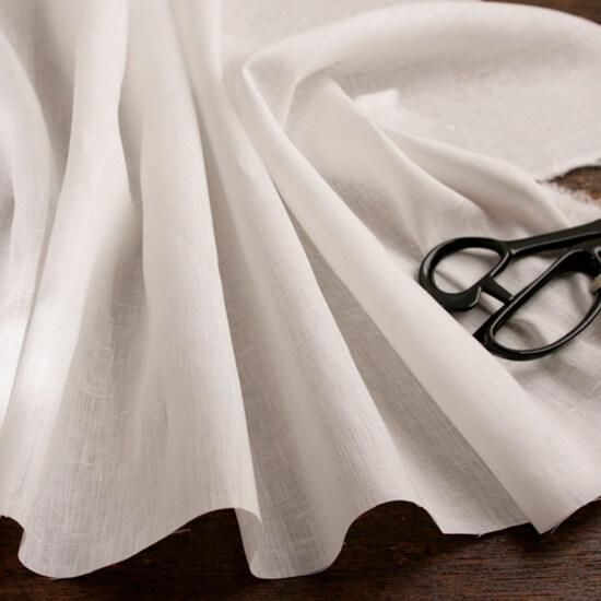 タケミクロス】フラットリネン60番手ホワイト TL60WH