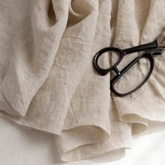 タケミクロス】リネン60番手アイボリーホワイトシャンブレー TL10063