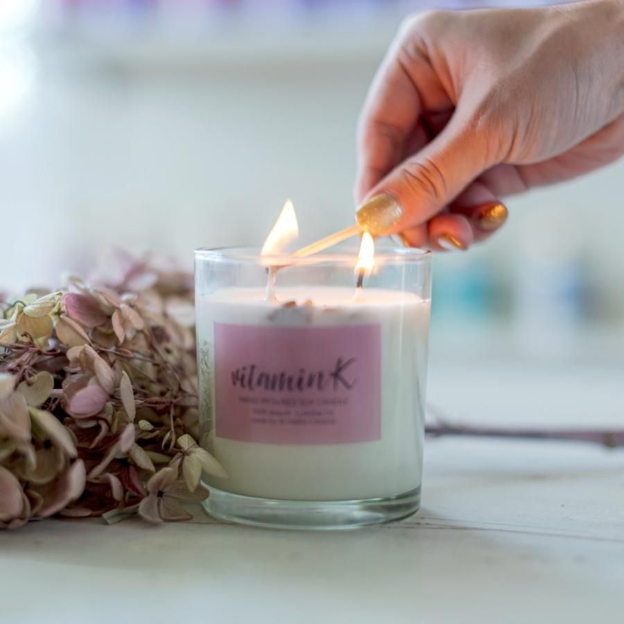 沖縄キャンドル専門店vitamin Candle 灯すキャンドル天然素材100