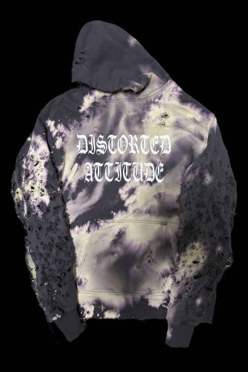 ONE OFF/Distorted Attitude Hoodie Exclusive BLEACH