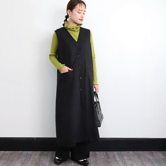 ブラックピースナウ| ジレワンピース【M】 アシメントリー レイヤード ゴシック BPN ブラックピースナウ ロングワンピース М フリル 黒 チェック