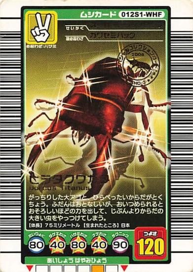 甲虫王者ムシキングヒラタクワガタ