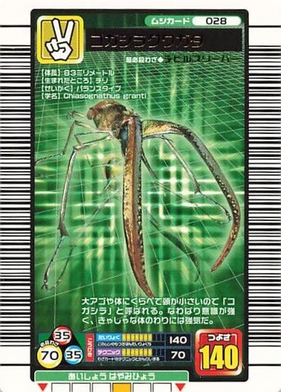 甲虫王者 ムシキング 028 コガシラクワガタ 2005ファースト