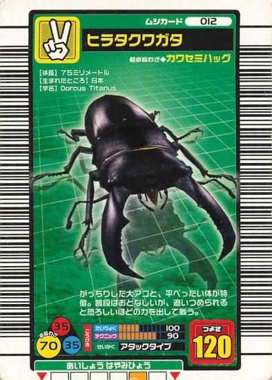 Amazon.co.jp: 甲虫王者 ムシキング ラコダールツヤクワガタ 027