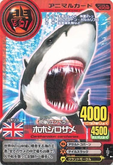 百獣大戦 アニマルカイザー荒海のエンペラー ホホジロザメ 他4枚