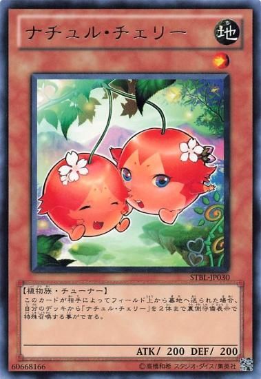 最安価格 効果付きモンスター ナチュルチェリー 遊戯王 R レア STBL-JP030 シングルカード