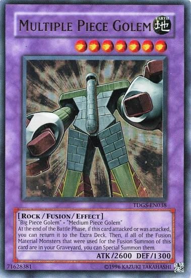 Amazon.com: Yu-Gi-Oh! - Multiple Piece Golem (TDGS-EN038