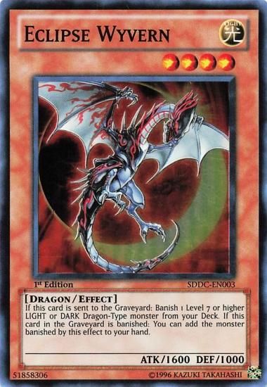遊戯王 英語版 ECLIPSE WYVERN エクリプスワイバーン SDDC-EN003