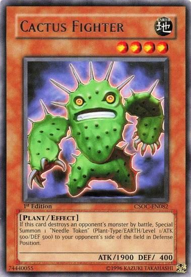 遊戯王 英語版 CACTUS FIGHTER サボウ・ファイター CSOC-EN082
