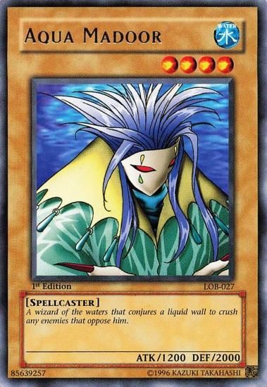 遊戯王 アクアマドール 遊戯王 英語版 AQUA MADDOR アクア・マドール LOB-027