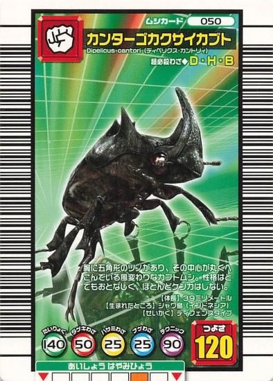 甲虫王者ムシキング カンターゴカクサイカブト 050 甲虫王者ムシキング カンターゴカクサイカブト 050