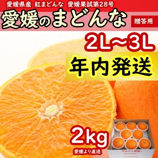 容量箱込み5kg×2箱まどんな　秀品ー家庭用　5キロ ×2箱