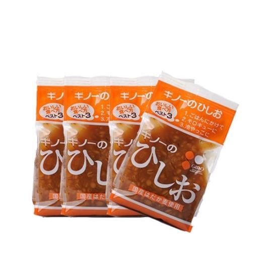 ひしお 150g 4個 はだか麦と小麦と炒り大豆で麹を造りしょうゆに漬込み熟成 ギノー 愛媛