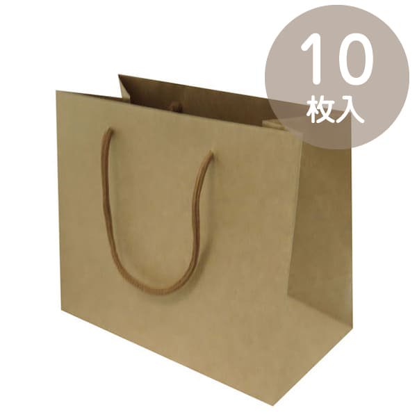 OKINI ロールケーキバッグ 10枚入 クラフト エンボス | ロールケーキ用 