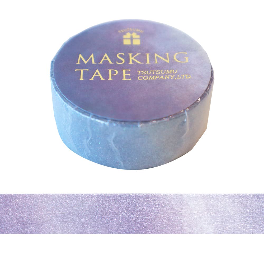 マスキングテープ グリッター バイオレット 紫 15mm