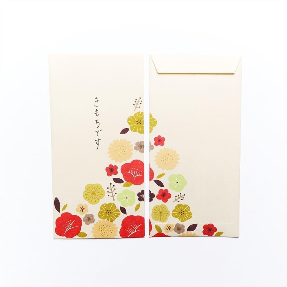 包む オンラインショップ ポチ袋 Lサイズ 花模様