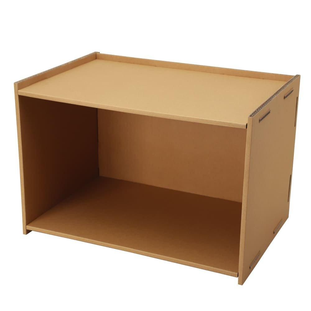 セルボックス ダンボール 収納 カラーボックス 棚 組み立て式 軽量