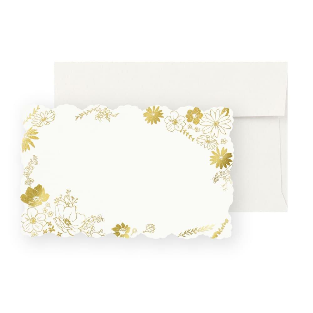 メッセージカード | ミニカード | 箔押し | カームリーフ - 包む