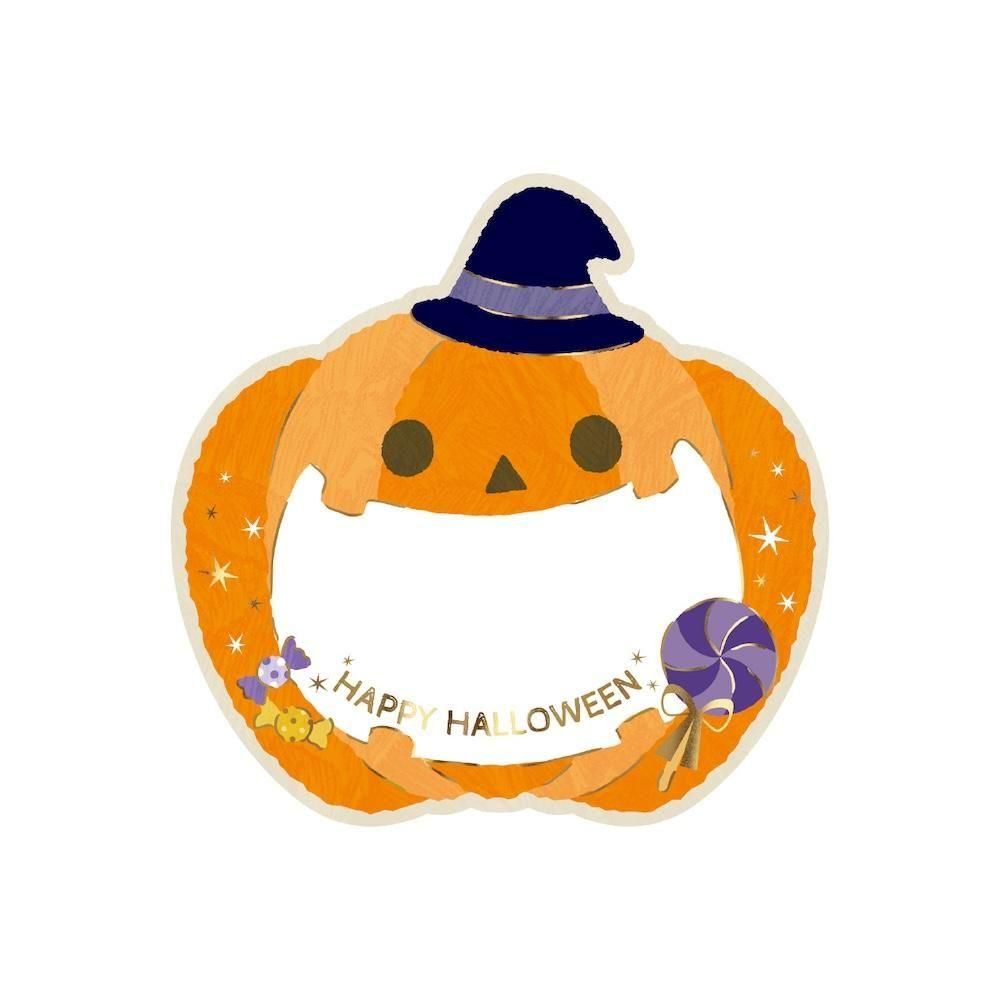 ハロウィン ハロウィンミニカード | かぼちゃデザイン - 包む オンライン