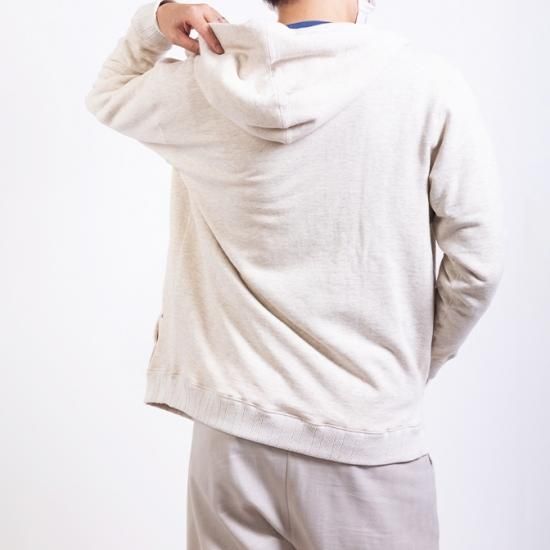 吊り編みジップパーカー（オートミール） - w/ (ウィズ) 公式
