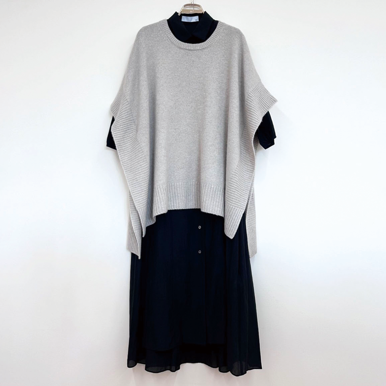 カシミヤポンチョ - w/ (ウィズ) 公式オンラインショップ カシミヤポンチョ - w/ (ウィズ) 公式オンラインショップ