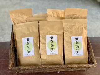  ５０％off　無農薬 在来茶  100ｇ袋入り【浅蒸し】 10本セット<img class='new_mark_img2' src='https://img.shop-pro.jp/img/new/icons21.gif' style='border:none;display:inline;margin:0px;padding:0px;width:auto;' />