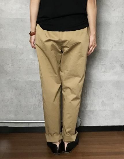 TRAVAIL MANUEL コンパクト チノストレッチ ノームパンツ TRAVAIL MANUEL】コンパクトチノストレッチノームパンツ