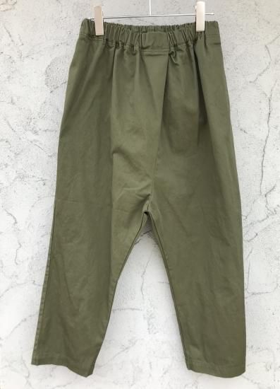 TRAVAIL MANUEL】コンパクトチノサドルパンツ - Ladies+Kids