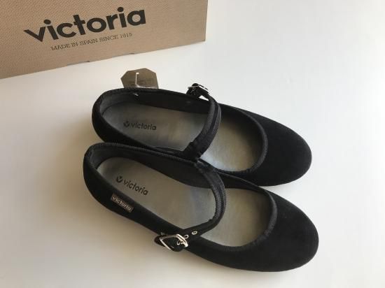 toujours ストラップシューズ　ベロア　navy victoria】Mercedes 大人用 ベロア ストラップシューズ - Ladies