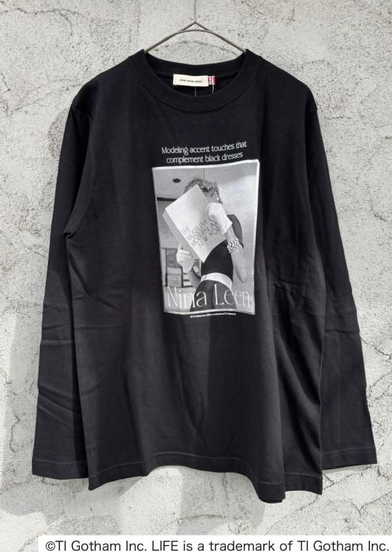 <img class='new_mark_img1' src='https://img.shop-pro.jp/img/new/icons12.gif' style='border:none;display:inline;margin:0px;padding:0px;width:auto;' />GOOD ROCK SPEEDLIFE PC  "NINA LEEN"FOIL PRINT(BLACKĹµT-SHIRTS
