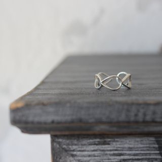 Silver925 drop chain ring