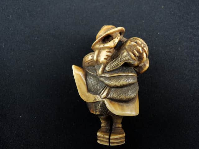 ڿͺ / Netsuke of 'Dattanjin' (Polovtsian)