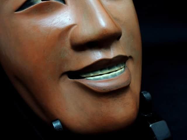 木製　お能　お面　能面　猩々 木製 能面 「猩々（しょうじょう）」 OSAKA TRAD SHOW