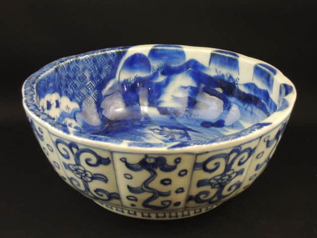 伊万里染付鉢 / Imari Blue & White Large Bowl