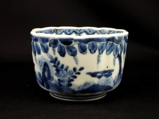 伊万里 向付 古伊万里染付白抜き木瓜文蕎麦猪口向付三客 - メルカリ