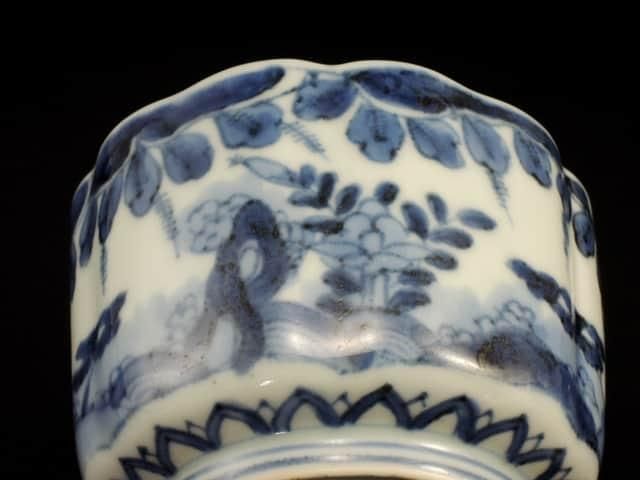 伊万里染付大向付 五客組 / Imari Blue & White Large Mukoduke