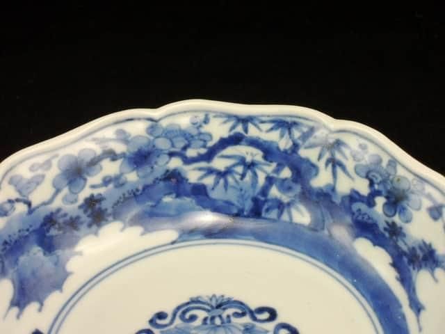 古伊万里　染付　なます皿　五枚 伊万里染付なます皿 五枚組 / Imari Blue & White 'Namasu' Bowls set