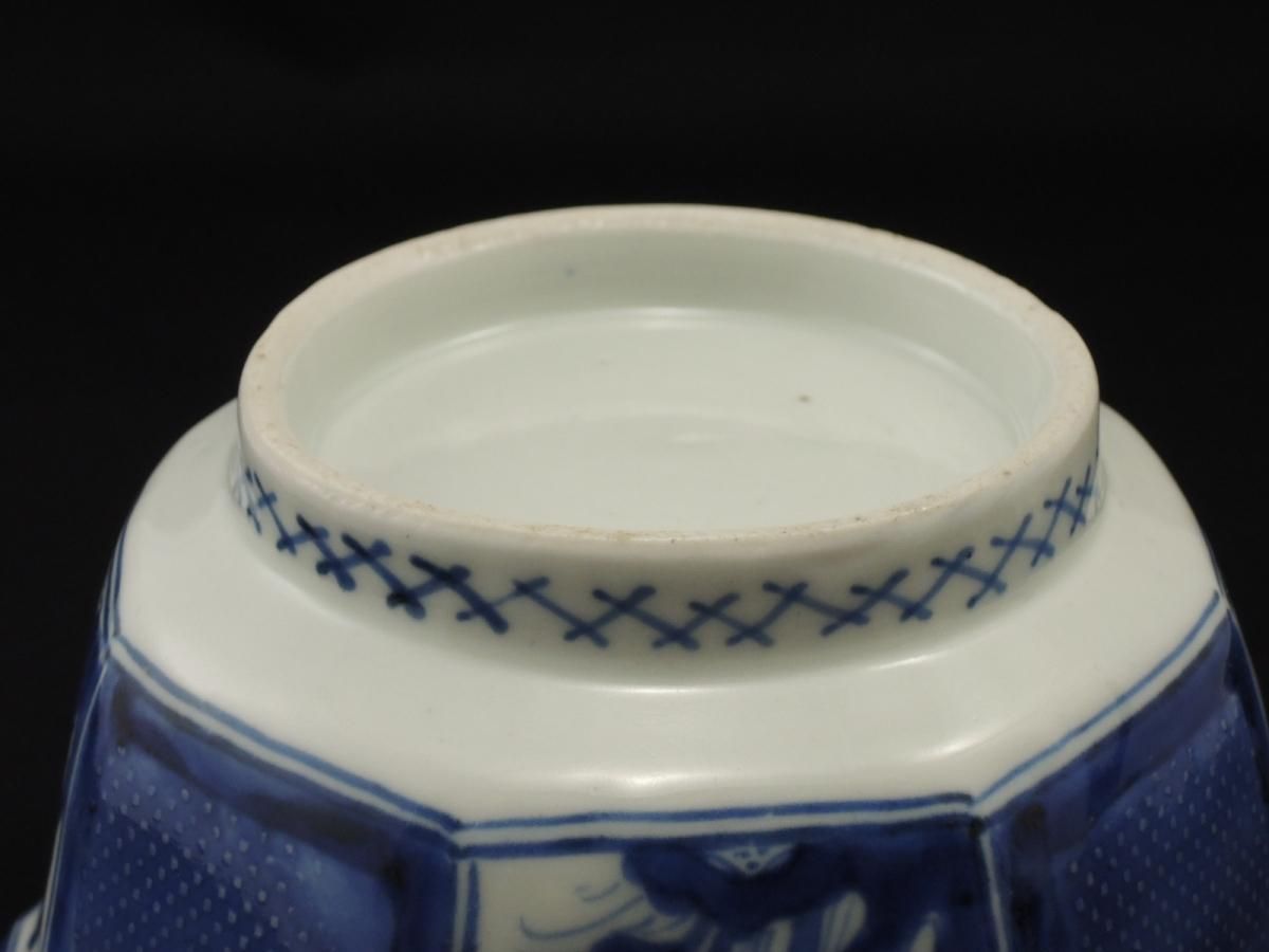 伊万里 八角鉢 古伊万里染付八角鉢 [p0337]【Old IMARI bowl】 – 青梵ギャラリー