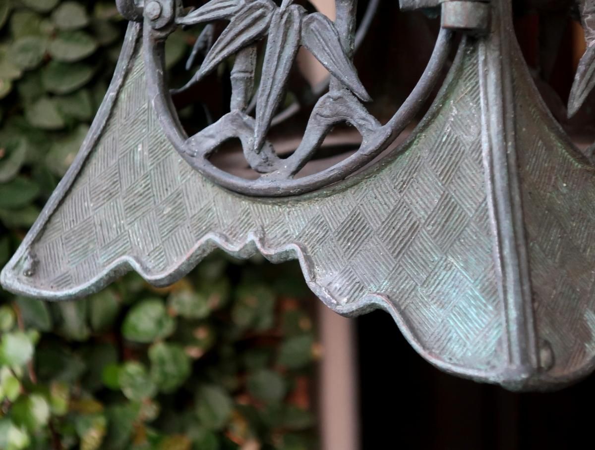 青銅製装飾燈籠 銅器吊灯籠 / Bronze Hanging Lantern - OKURA ORIENTAL ART / 大蔵