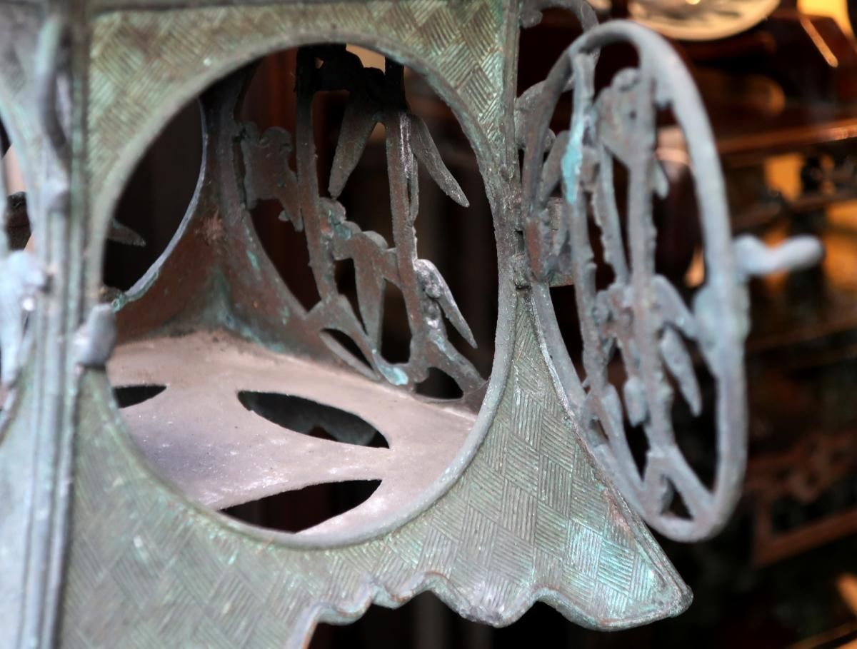 銅器吊灯籠 / Bronze Hanging Lantern - OKURA ORIENTAL ART / 大蔵