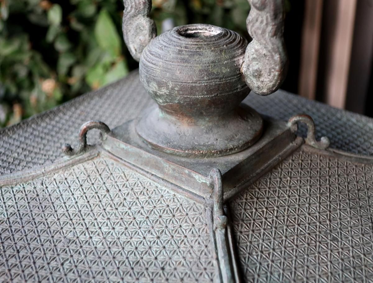 銅器吊灯籠 / Bronze Hanging Lantern - OKURA ORIENTAL ART