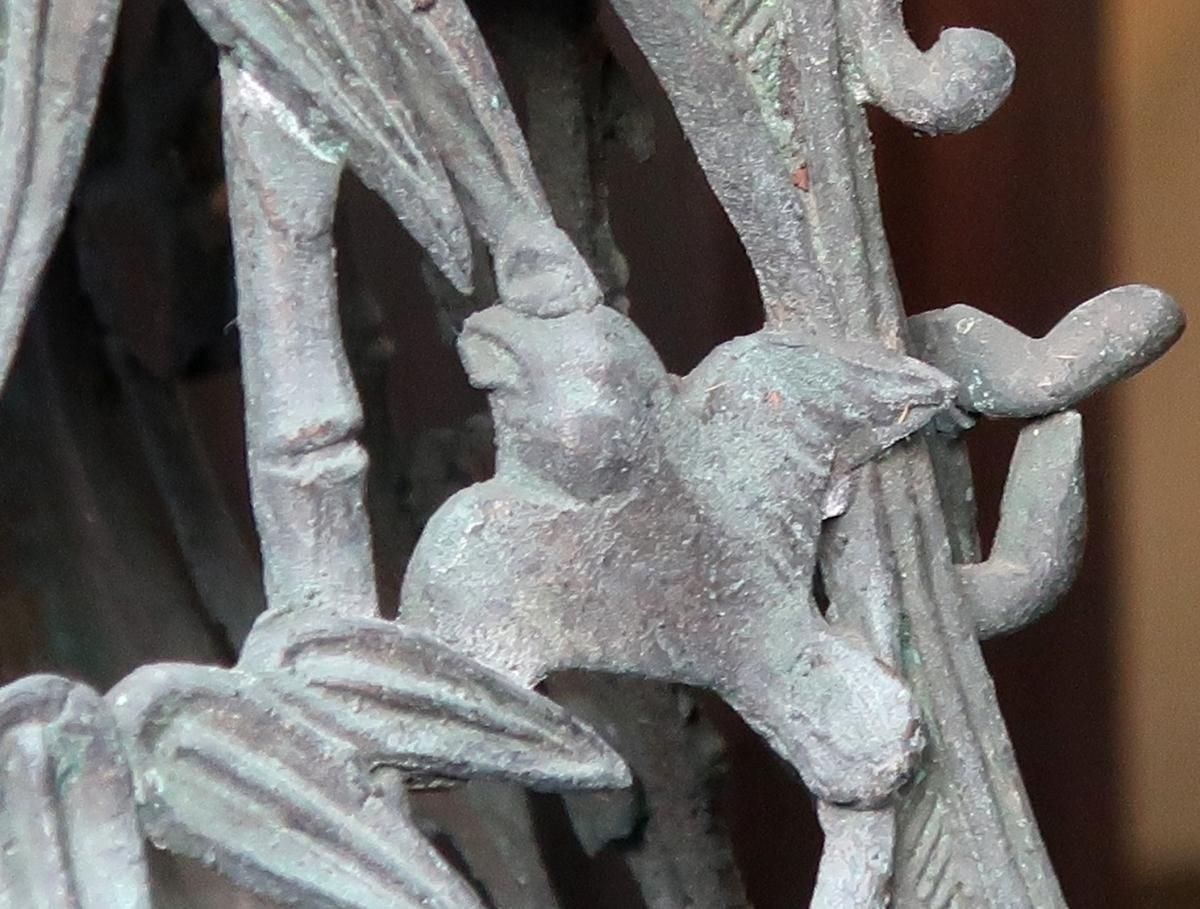 青銅製装飾燈籠 銅器吊灯籠 / Bronze Hanging Lantern - OKURA ORIENTAL ART / 大蔵