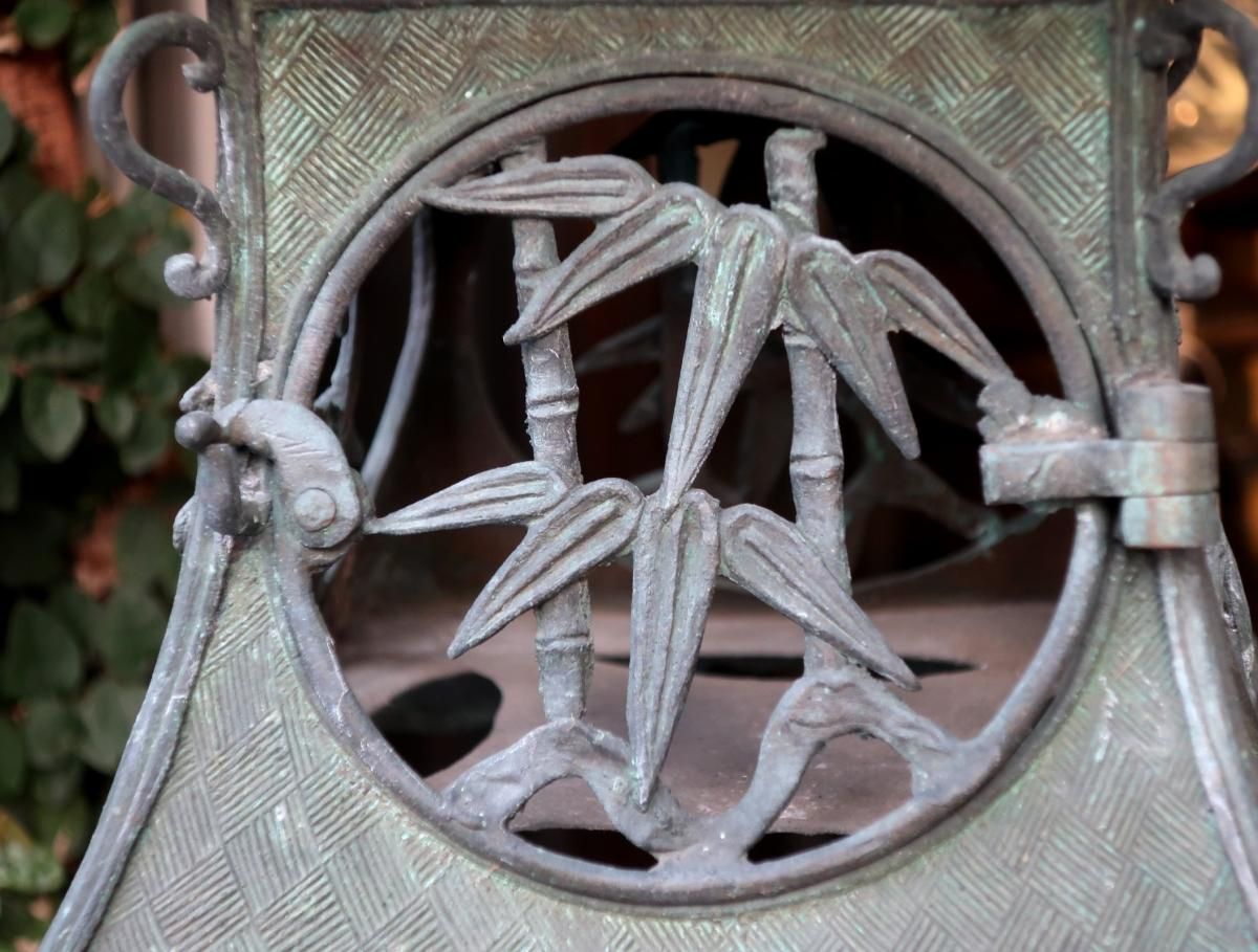 銅器吊灯籠 / Bronze Hanging Lantern - OKURA ORIENTAL ART