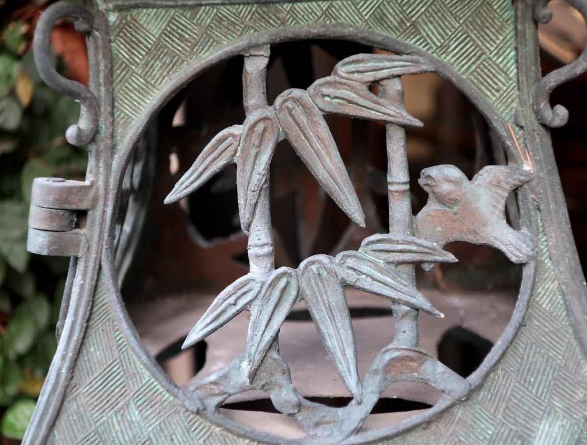 銅器吊灯籠 / Bronze Hanging Lantern - OKURA ORIENTAL ART