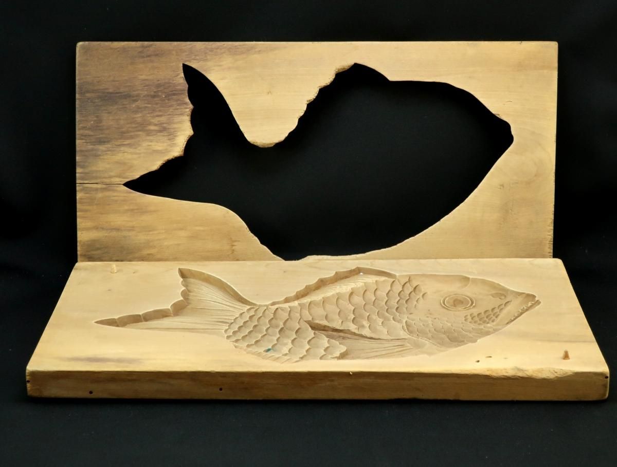 鯛の菓子型 [B31519] 鯛の菓子型 [B31519] 鯛＜19cm＞ /菓子木型. - decora-shop (デコラ