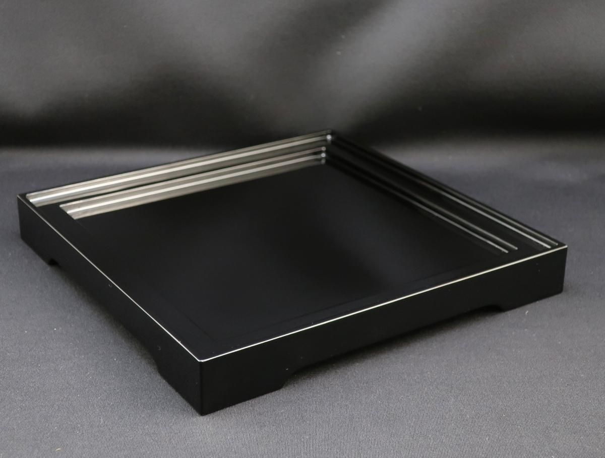 平安象彦黒塗蒔絵重箱 /Kyoto 'Zohiko' Black Lacquered 'Jubako