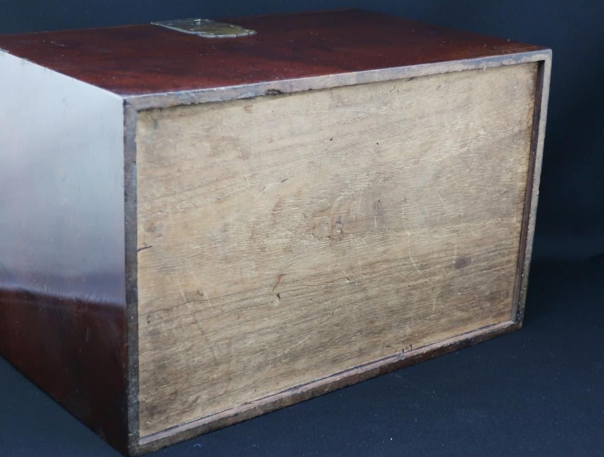 硯箱　時代箱　欅　欅製　アンティーク硯箱　蔵出し　１客 欅硯箱 / Keyaki Inkstone Box - OKURA ORIENTAL ART / 大蔵