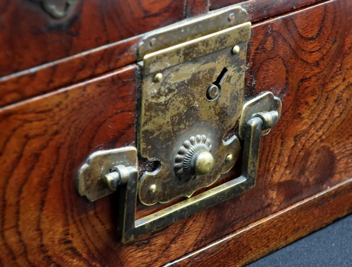 硯箱　欅　骨董 公式】アンティーク家具ラフジュ工房商品詳細ページアンティーク