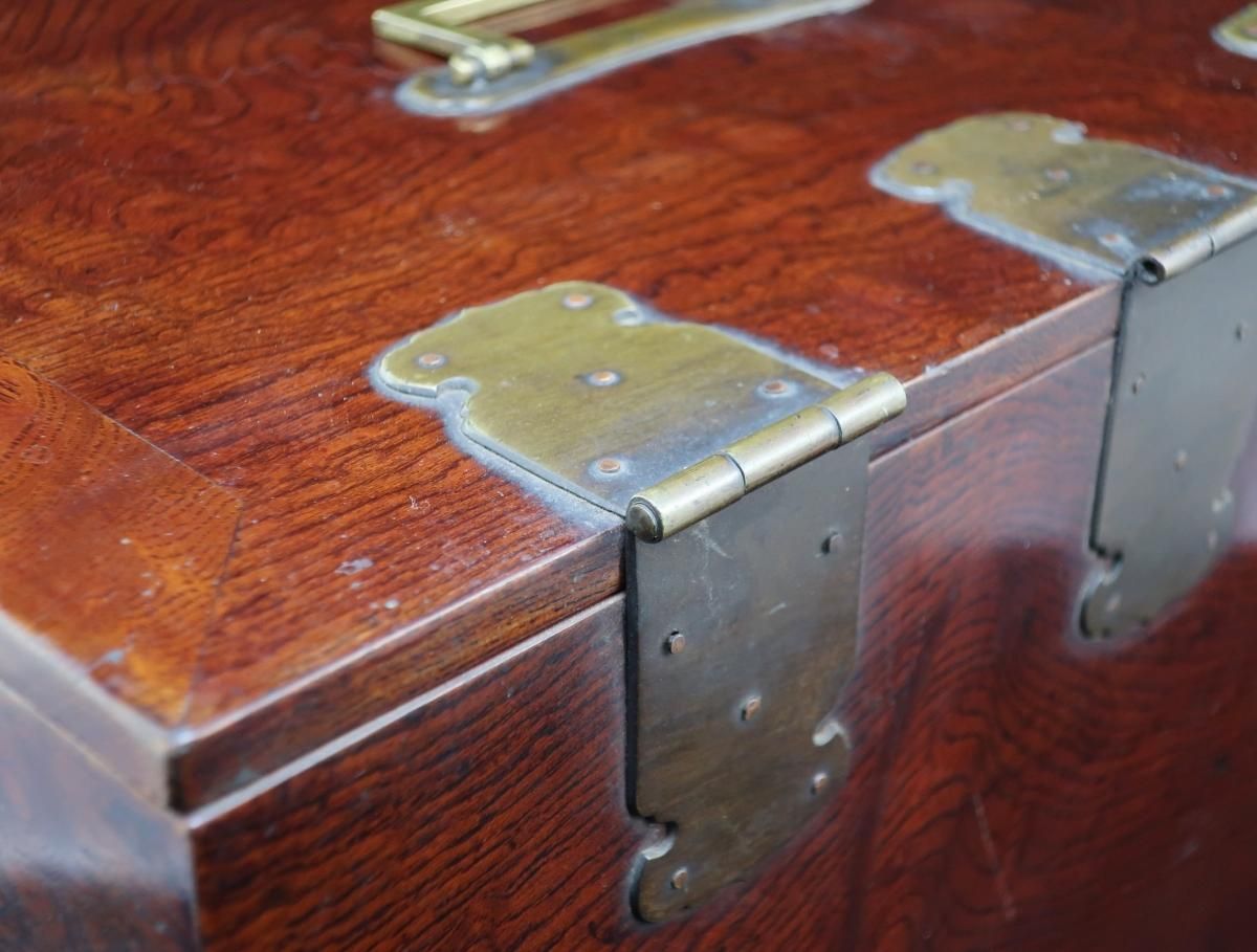 硯箱　欅　骨董 欅硯箱 / Keyaki Inkstone Box - OKURA ORIENTAL ART / 大蔵