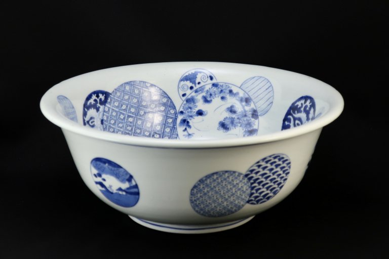 Τմʸȭ / Imari Large Blue & White Bowl